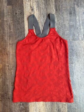 Rabbit Tank Top Women’s XS Xsmall Orange Grey Running